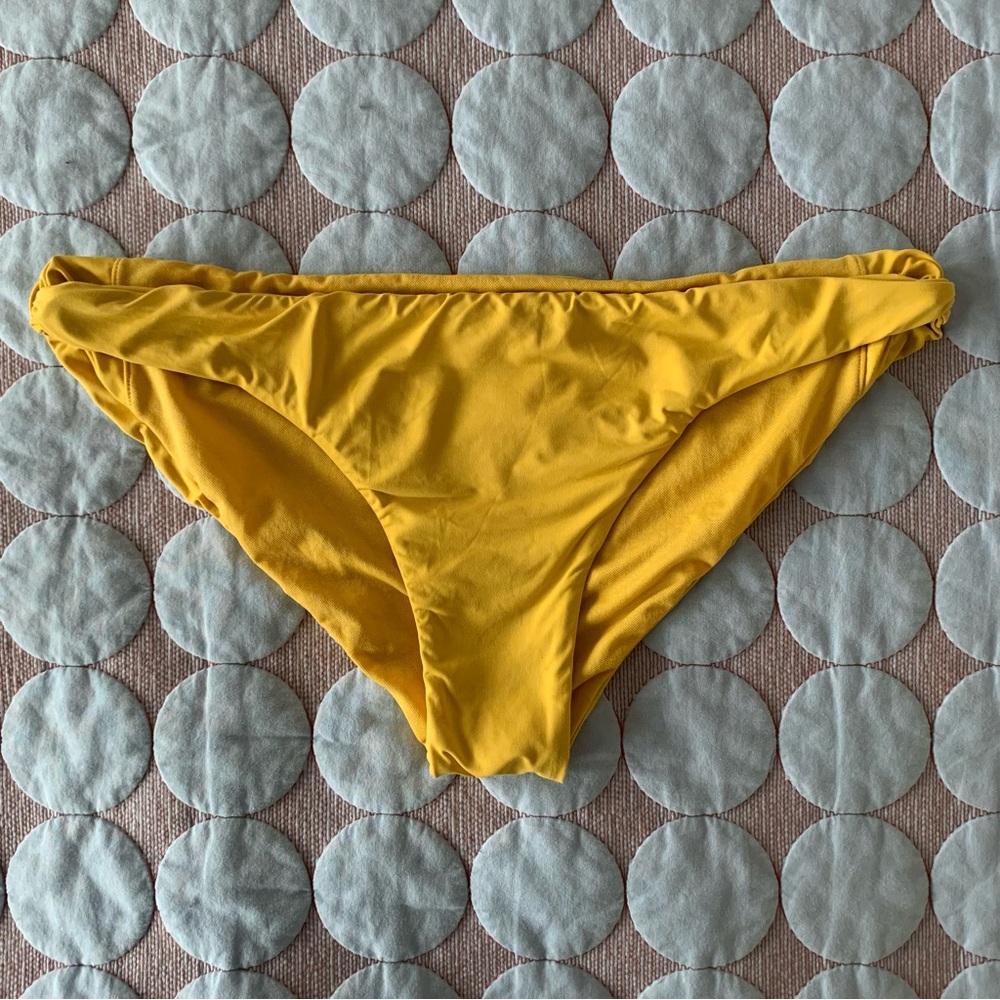 Billabong yellow bikini bottoms